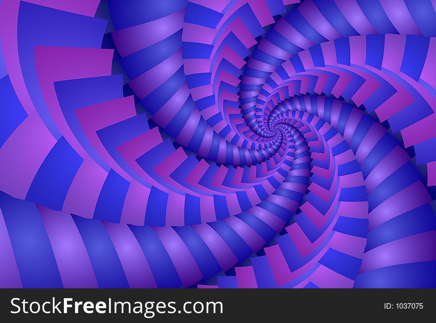 Spinning vortex, a  fractal image. Spinning vortex, a  fractal image.