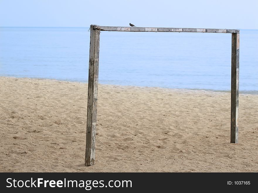 Beach Volleyball Field without net