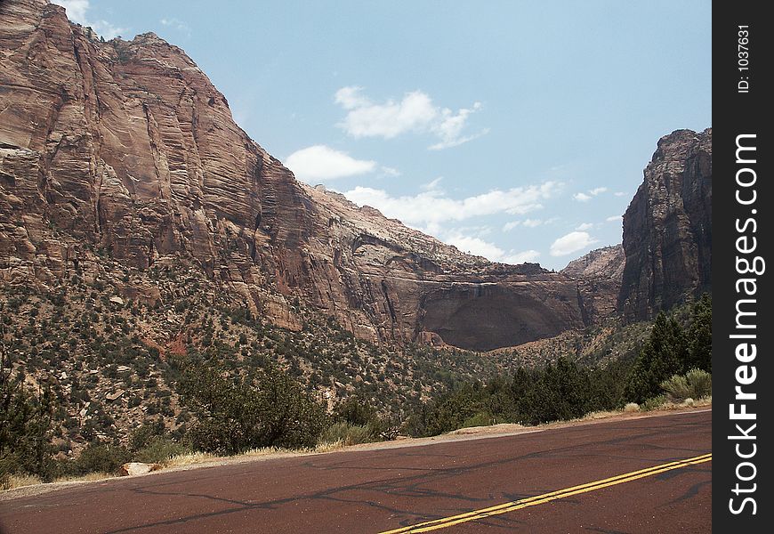 Arch in Zion National Park