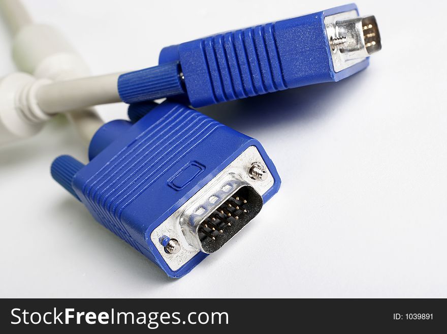 Blue connection cable