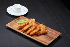 Grilled Chicken Wings Royalty Free Stock Images