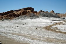 View Of Atacama Desert - Chile Royalty Free Stock Photos View Of Atacama Desert - Chile Royalty Free Stock Photos