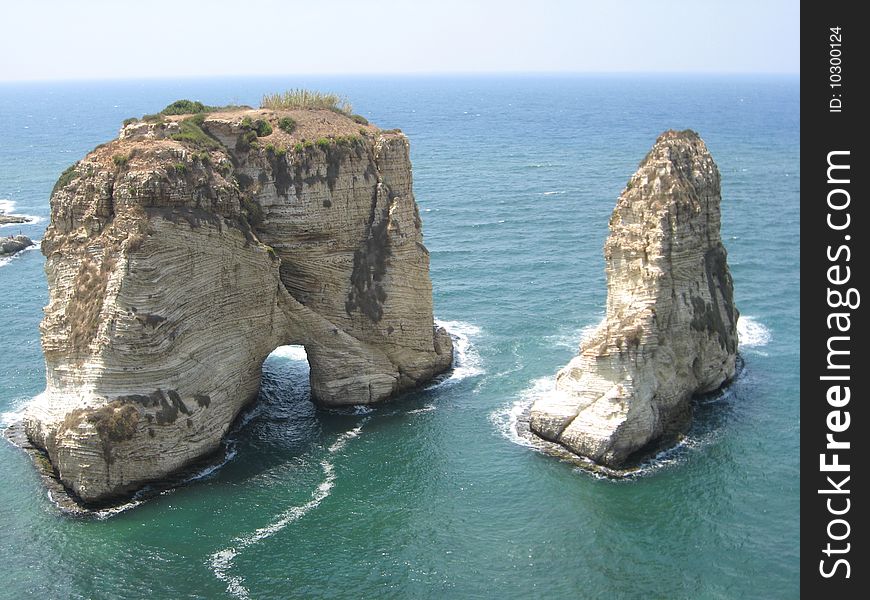 Interesting rocks in the Mediteranean sea