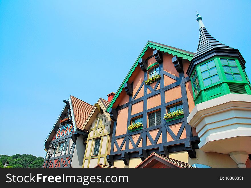 Unique european styled houses architecture a fantasy land