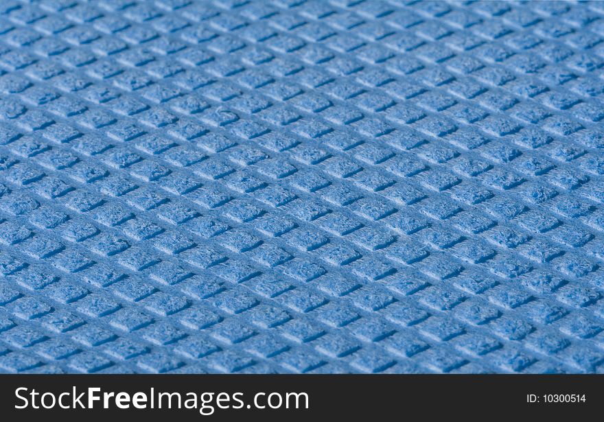 Close up of a blue sponge - lozenges. Close up of a blue sponge - lozenges
