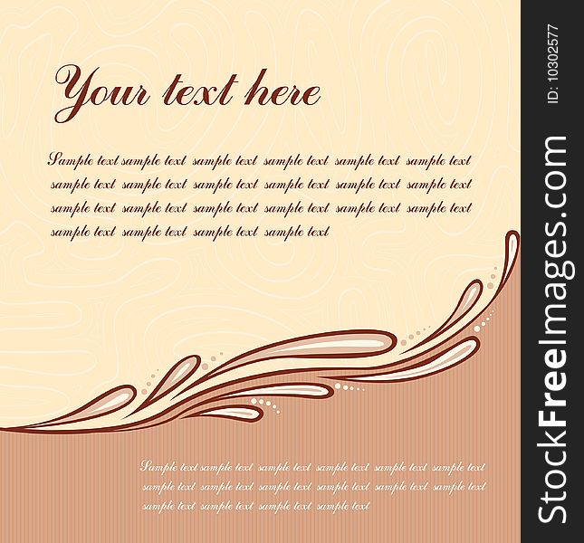 Vector frame for your text. Vector frame for your text