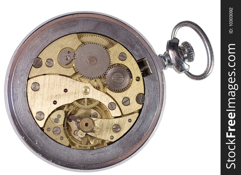 Old watch mechanism