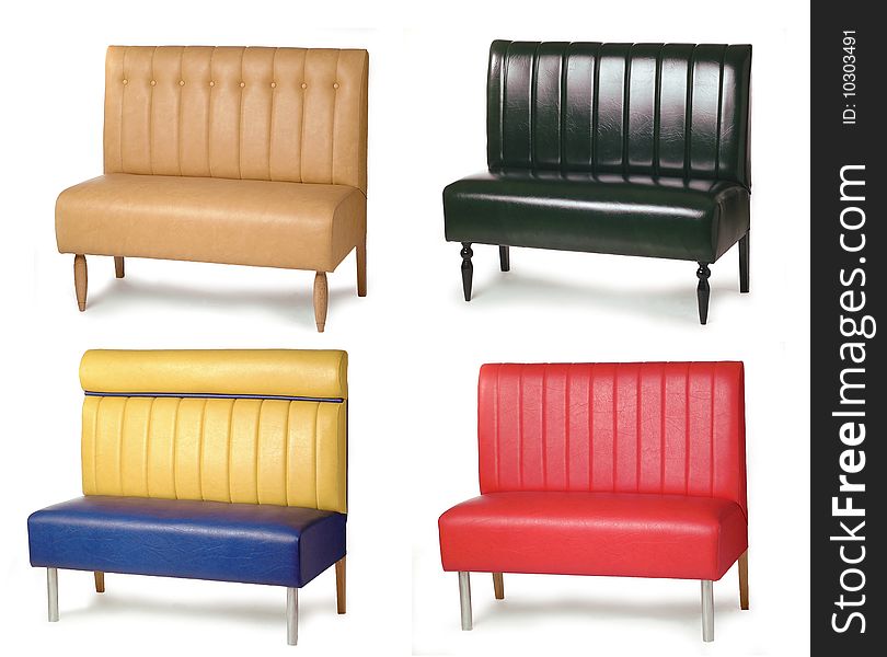 Four different color bar couch. Four different color bar couch