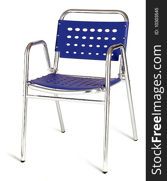 Blue Cafe Chair