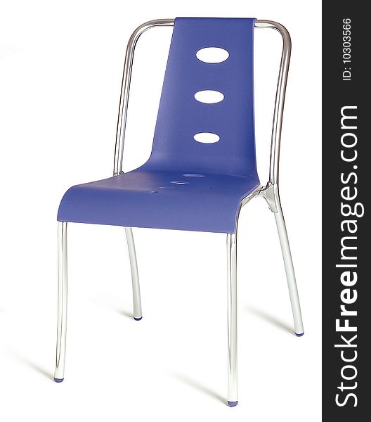 Blue cafe chair for restaurant and cafe. Blue cafe chair for restaurant and cafe