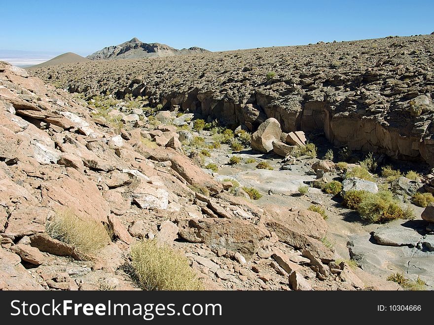 View of the Atacama Desert, Chile. View of the Atacama Desert, Chile.