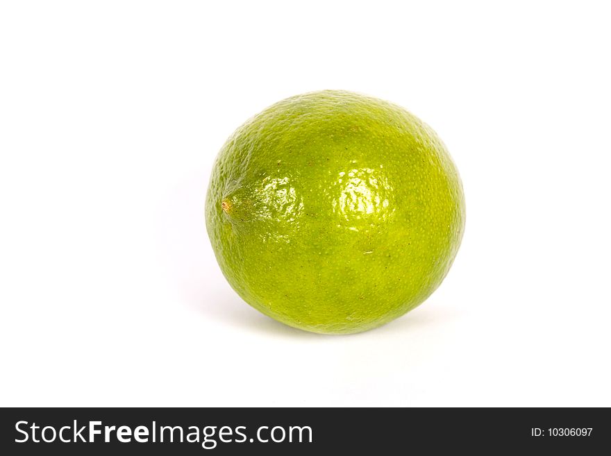 Lime Isolated On White