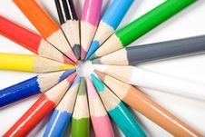 Color Pencils Isolated On White Royalty Free Stock Image Color Pencils Isolated On White Royalty Free Stock Image