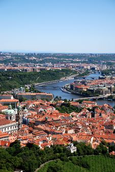Vltava River In Prague. Stock Images