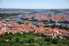 Vltava River In Prague. Stock Images