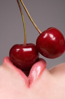 Red Cherries Royalty Free Stock Photos