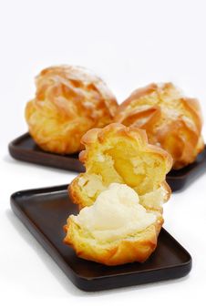 Cream Puff Series 03 Stock Photography Cream Puff Series 03 Stock Photography