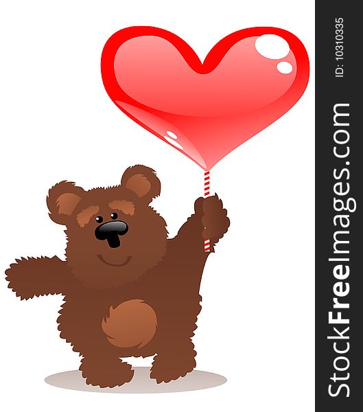 Teddy Bear And Heart