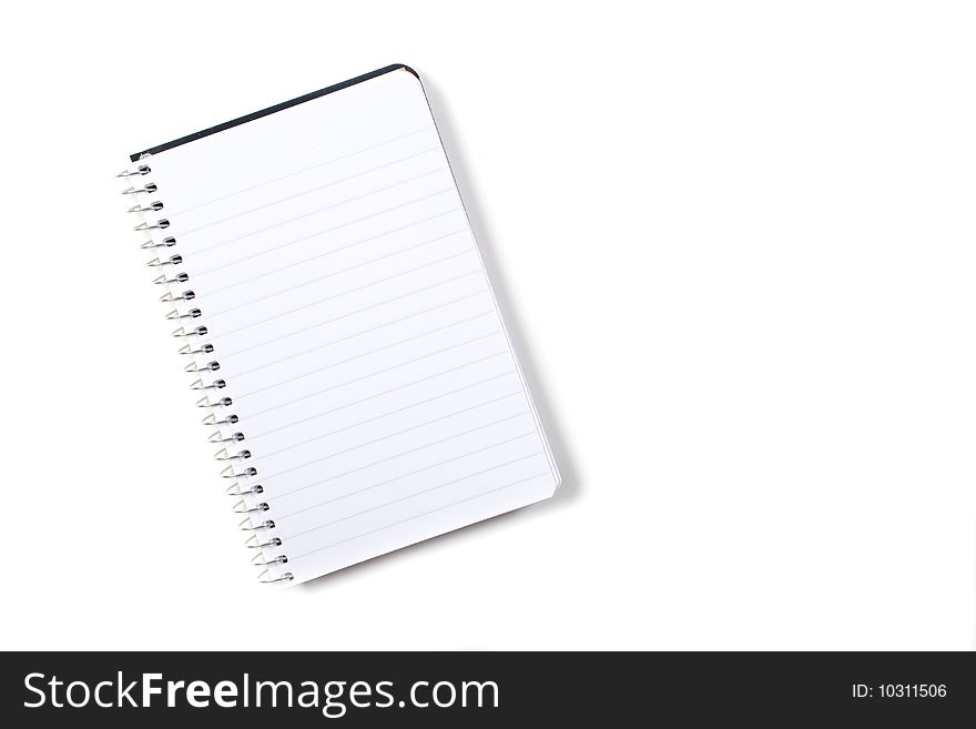 Bank Notebook isolated on white. Bank Notebook isolated on white