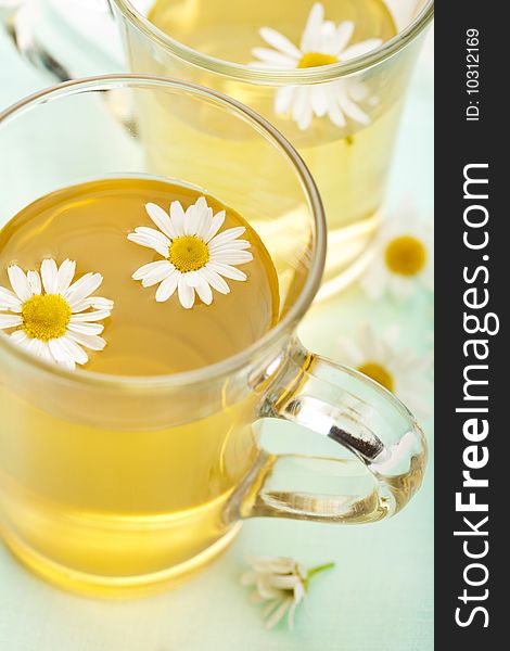 Herbal Tea With Chamomile Flowers