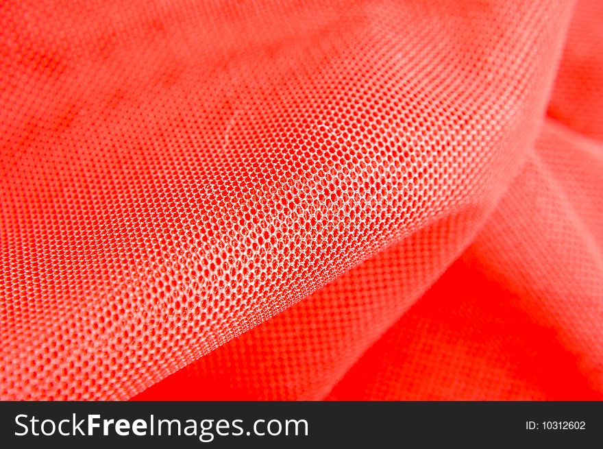The red background with grid and blurs. The red background with grid and blurs