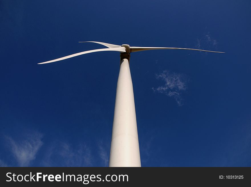 A wind turbine - renewable energy source