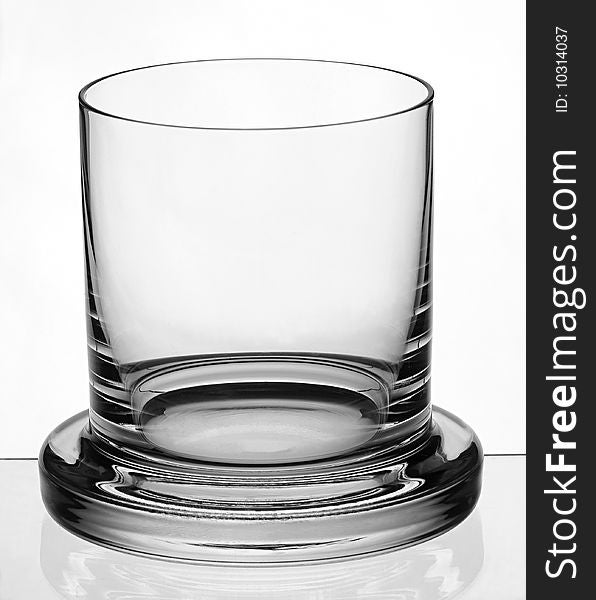 Club whiskey glass isolated clean