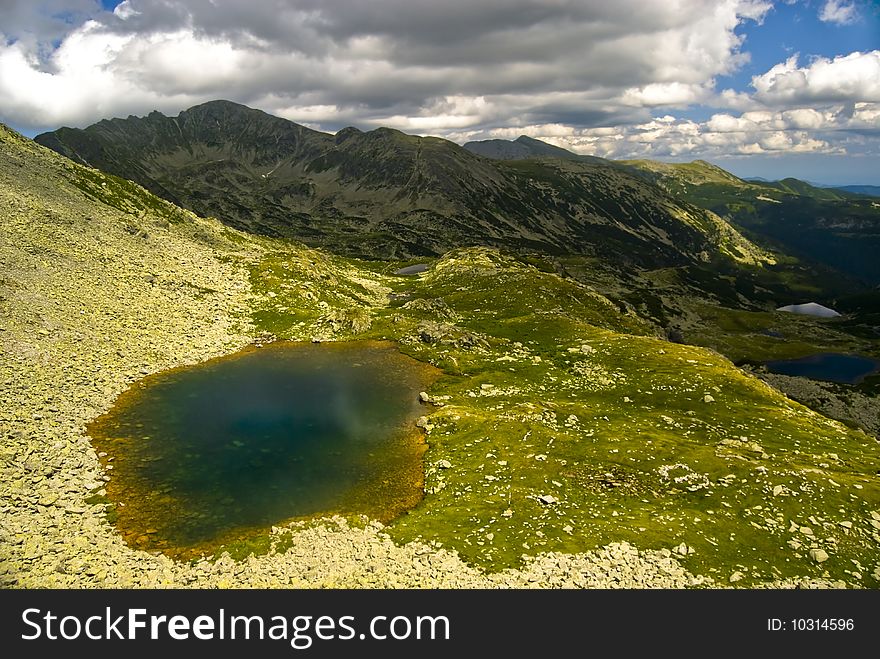 One of the more 80 glacial lakes from Retezat national park