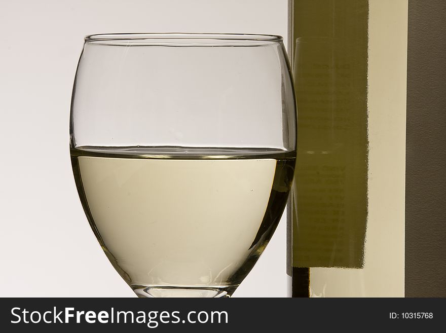 Wine blanc cold color drink