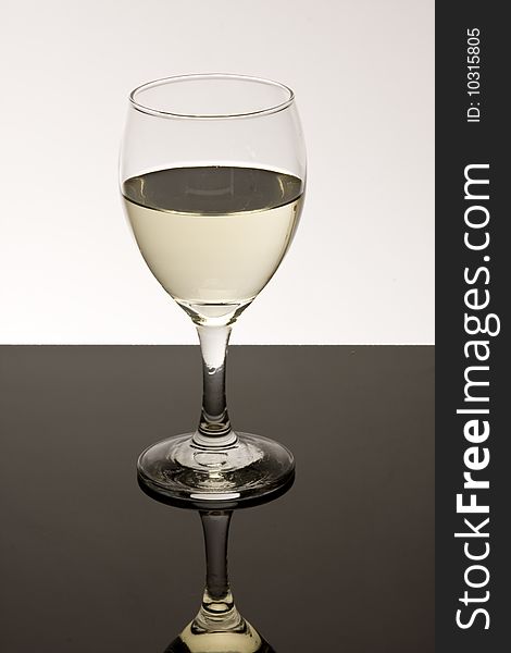 Wine blanc cold color drink