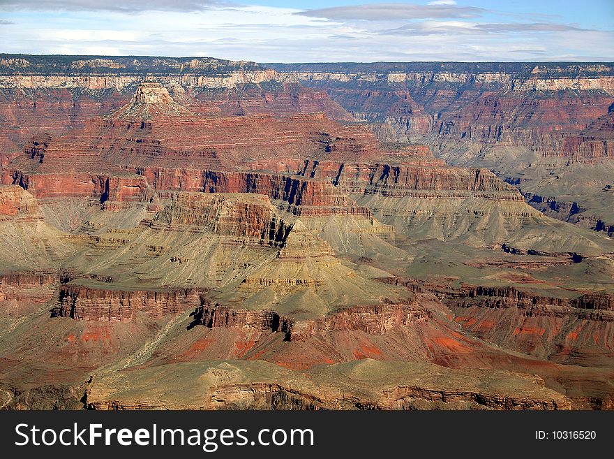 View of the Grand Canyon from Mohave Point, south rim. View of the Grand Canyon from Mohave Point, south rim