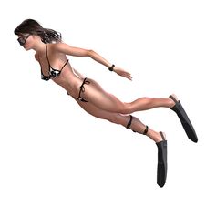 Attractive Girl Swimming And Diving Stock Images Attractive Girl Swimming And Diving Stock Images