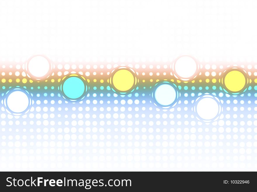 Multicolor Abstract Background With A Pattern From dots