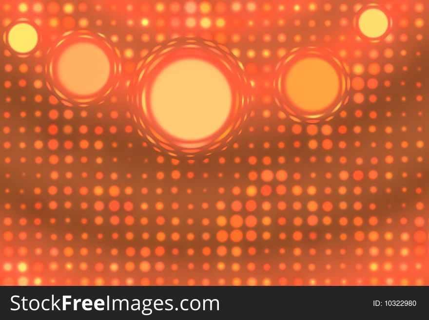 Red Abstract Background With A Pattern From dots