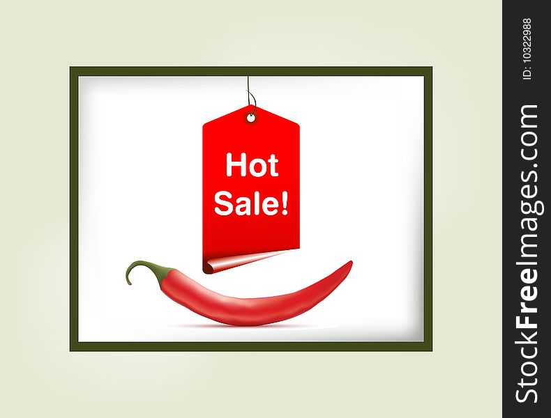 Editable  illustration of a Sale Concept