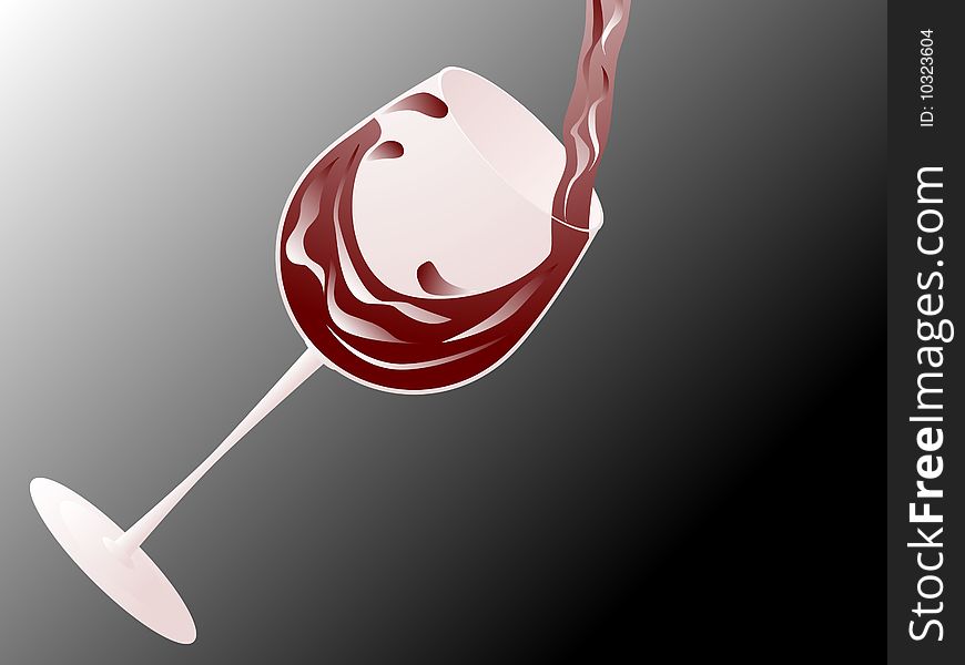 Illustration of red wine. Available in both jpeg and eps8 formats.