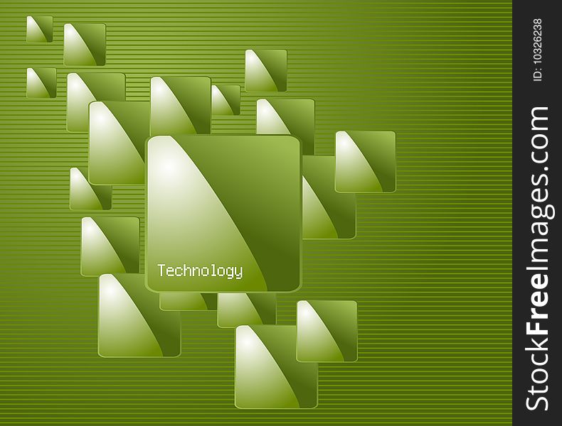 An abstract, generic, light filled Technology background