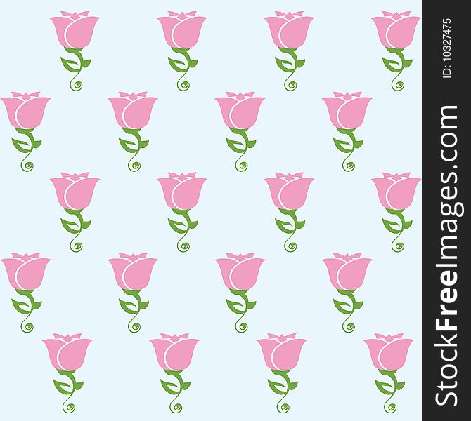 Roses pattern for a background