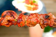 Shashlik Close-up Stock Image Shashlik Close-up Stock Image