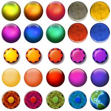 Web Buttons Stock Image