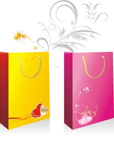 Packings For A Gifts To The Valentines Day Stock Photography Packings For A Gifts To The Valentines Day Stock Photography