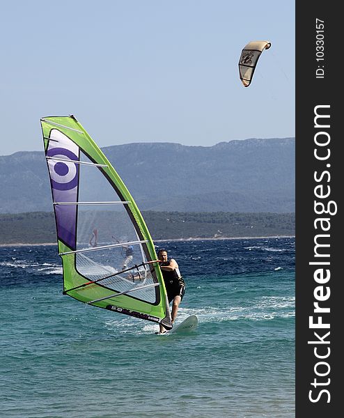 Windsurfing @ Brac island, Croatia