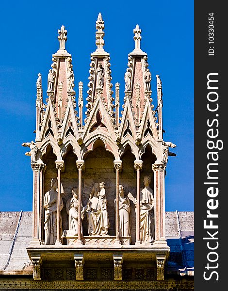 Duomo Cathedral near the leaning tower of Pisa Italy