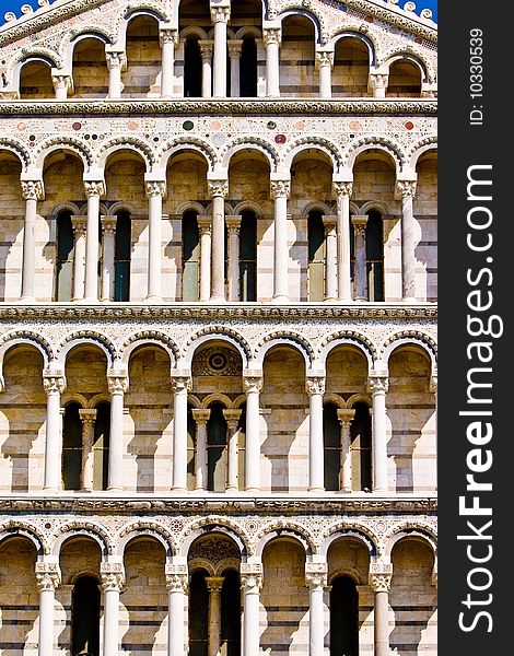 Duomo Cathedral Near The Leaning Tower Pisa Italy