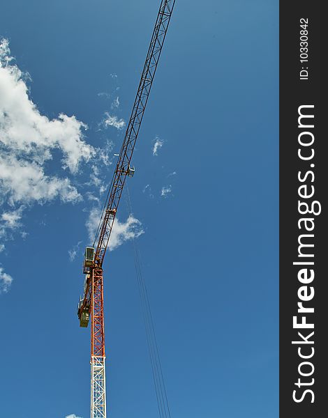 Tower Crane at Costruction Site. Tower Crane at Costruction Site