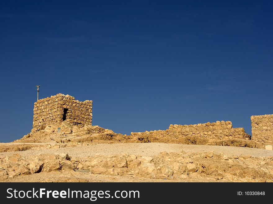 Ruins of the fort on Masada