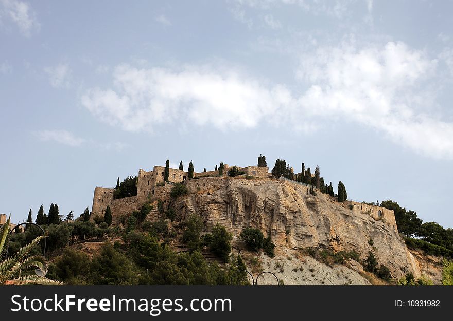 The castle of Cassis, France