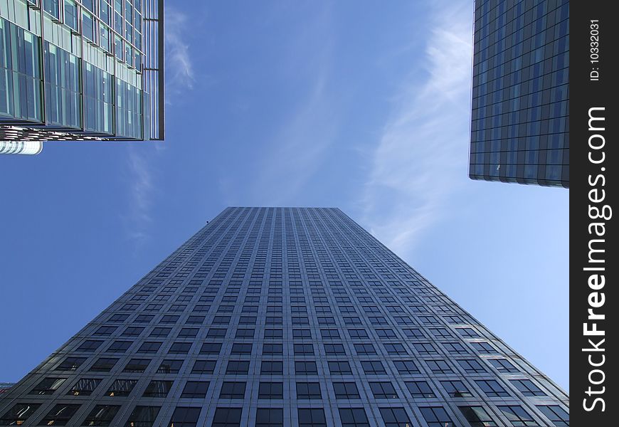 Skyscrapers and Blue Sky Picture Taken in London