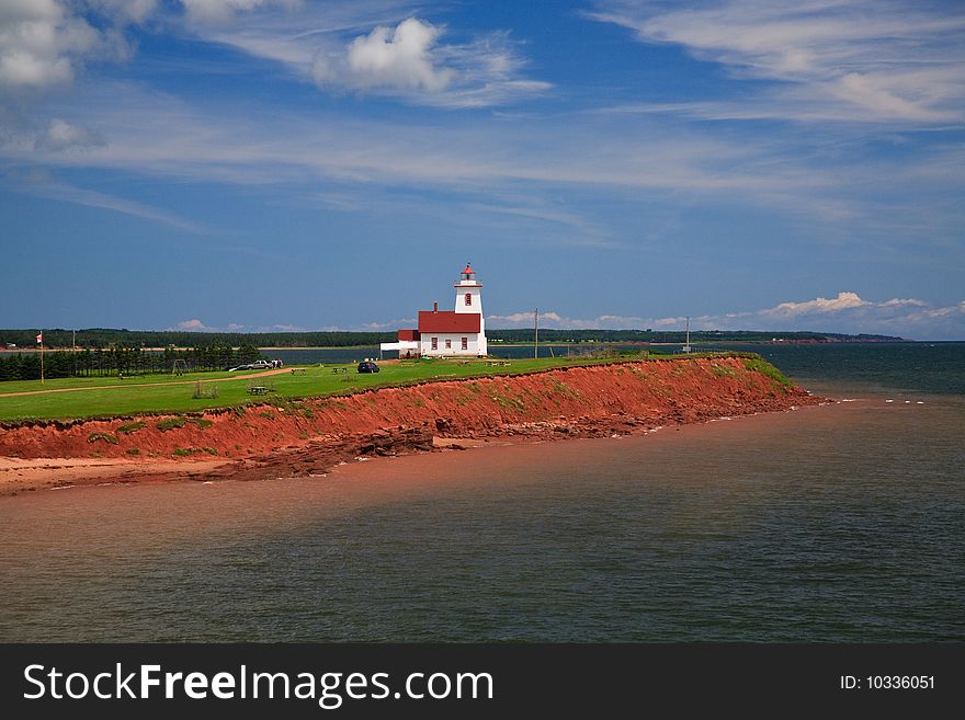 It's the lighthouse at PEI port (East Canada)