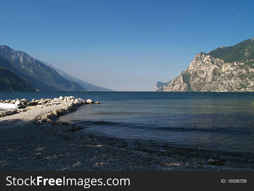 Scenery of Lake Garda, Trentino, Italy. Scenery of Lake Garda, Trentino, Italy